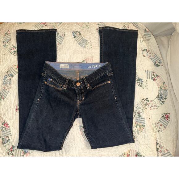 NEW UNWORN VINTAGE GAP 1969 SEXY BOOT JEANS 25 - Picture 4 of 11